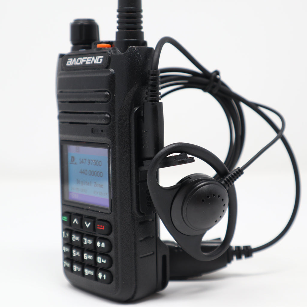 Baofeng CH-6DMR (DMR and Analog) Dual Band Two-Way Radio (144-148MHz VHF & 430-450MHz UHF),Includes Full Kit with Programming Cable