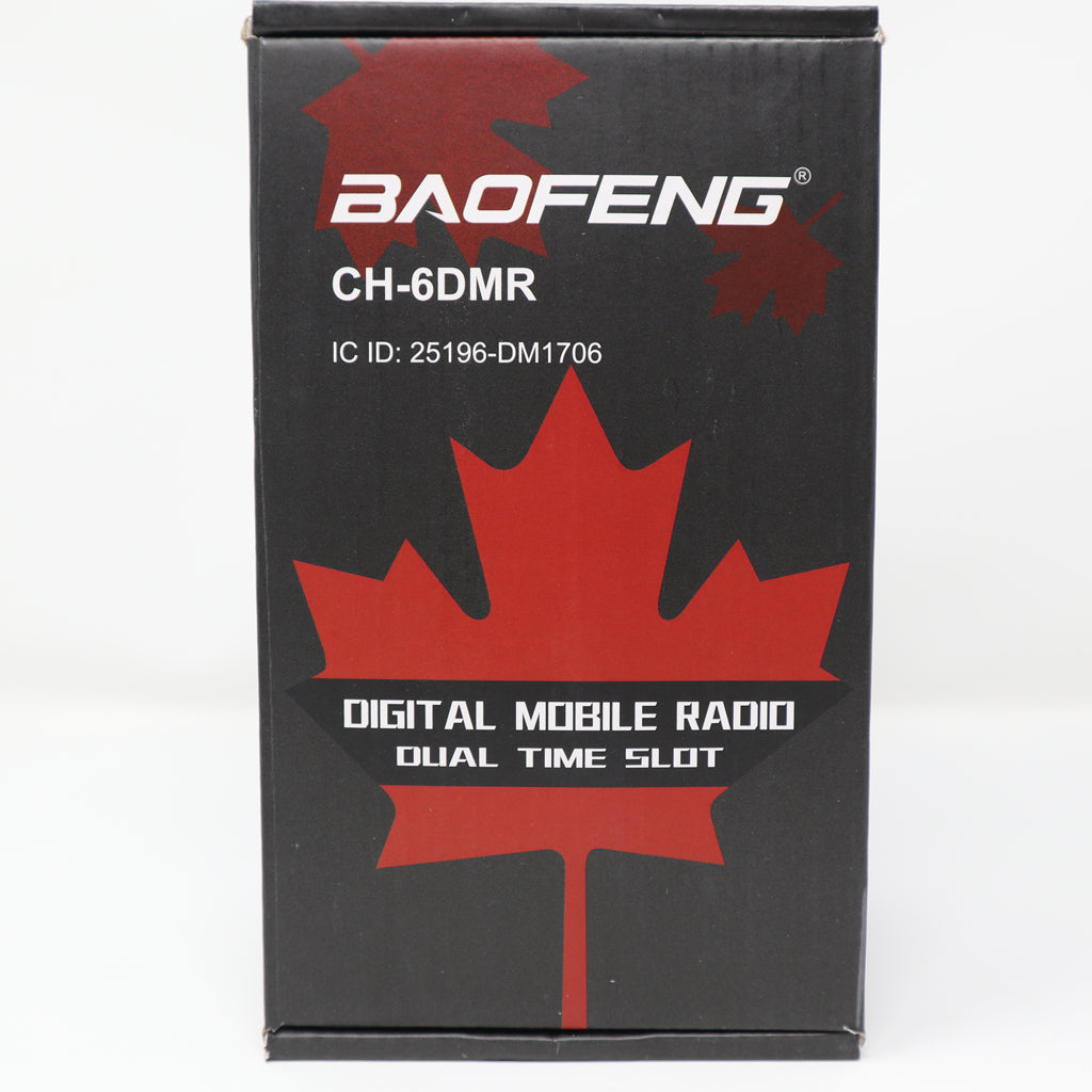 Baofeng CH-6DMR (DMR and Analog) Dual Band Two-Way Radio (144-148MHz VHF & 430-450MHz UHF),Includes Full Kit with Programming Cable